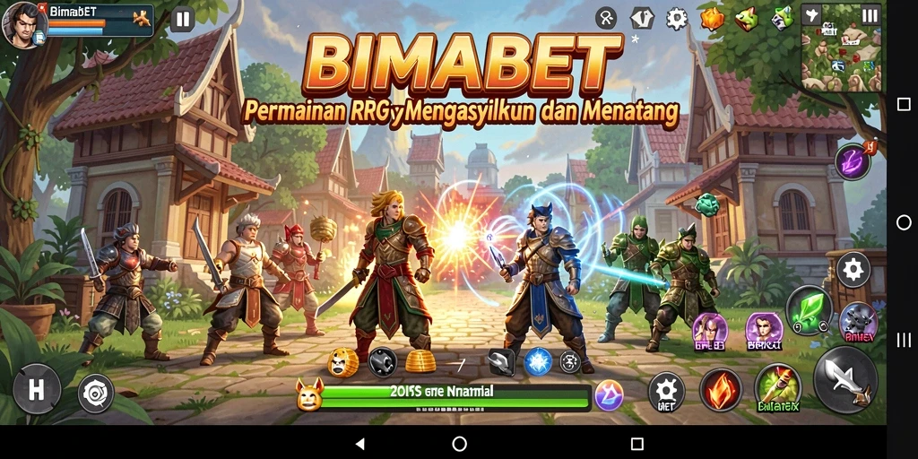 Tampilan gameplay seru dan menegangkan di BIMABET.