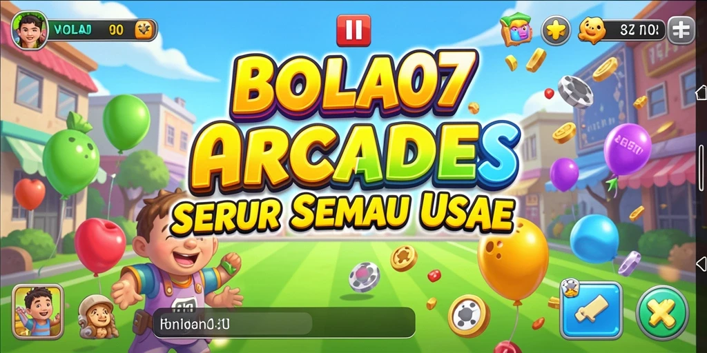 Tampilan gameplay menarik dari BOLA07 dengan karakter dan tantangan seru.