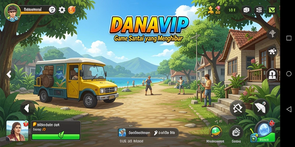 Tampilan gameplay yang menarik dari DANAVIP saat dimainkan.