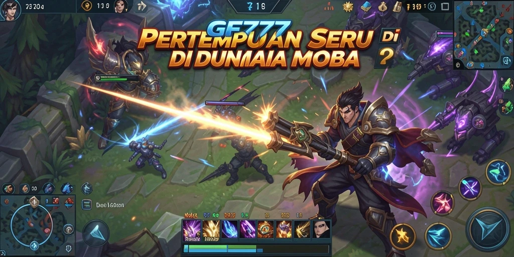 Tampilan seru pertempuran tim dalam gameplay GF777.
