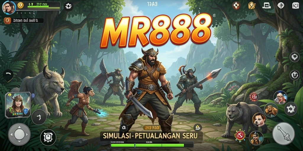 Tampilan gameplay menarik dalam MR888 dengan grafis yang menawan.