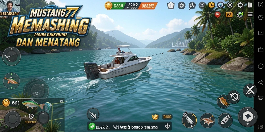 Tangkapan ikan besar dalam permainan MUSTANG77.