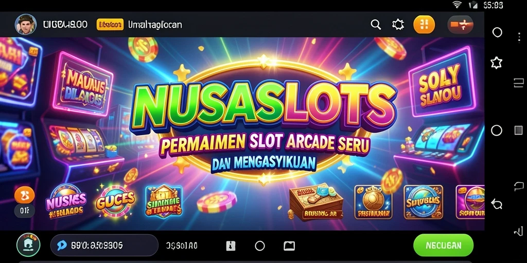 Screenshot gameplay NUSASLOTS yang menunjukkan keseruan permainan slot.