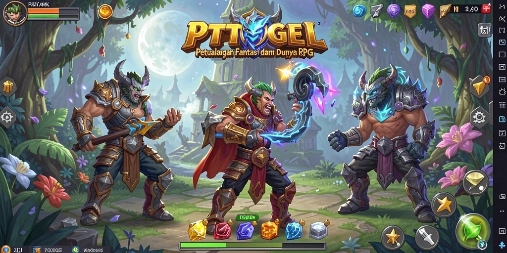 Tampilan gameplay PTTOGEL yang menegangkan dan mendebarkan.