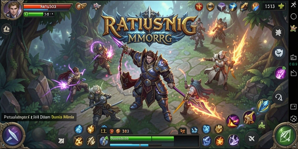 Tangkapan layar gameplay <strong>RATU303</strong> yang menunjukkan aksi seru dalam pertarungan.